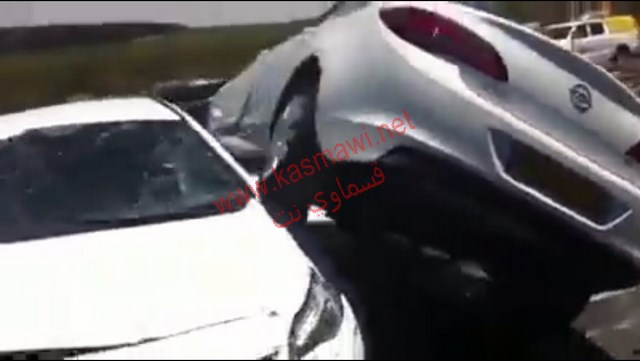  حادث طرق مروع بين كفرقاسم وجلجولية على شارع 6 واصابات عديدة 